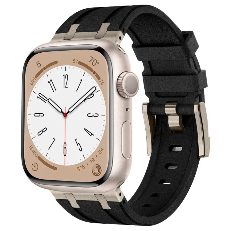 Dây đồng hồ silicone lỏng họa tiết hạt đá, Dành cho Apple Watch Series 2 42mm, Dành cho Apple Watch 42mm