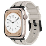 Dây đồng hồ silicone lỏng họa tiết hạt đá, Dành cho Apple Watch Series 2 42mm, Dành cho Apple Watch 42mm