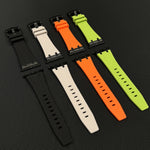 Dây đồng hồ silicone lỏng vân đá, dành cho Apple Watch SE 2023 44mm, dành cho Apple Watch Ultra 2 49mm, dành cho Apple Watch Series 9 45mm, dành cho Apple Watch Ultra 49mm