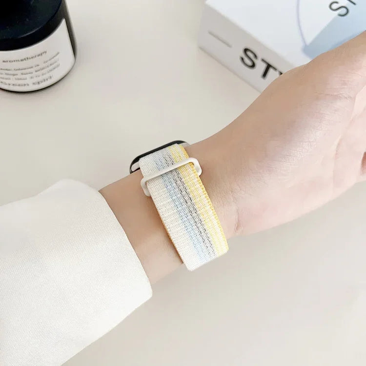 Dây đồng hồ nylon móc và vòng đôi, Dành cho Apple Watch 38mm