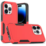 Ốp lưng điện thoại 2 trong 1 PC + TPU, dành cho iPhone 16, iPhone 15 Pro Max, iPhone 15 Pro, iPhone 15 Plus, iPhone 15, iPhone SE 2022 / 2020 / 8 / 7 / 6, iPhone X / XS, iPhone XR