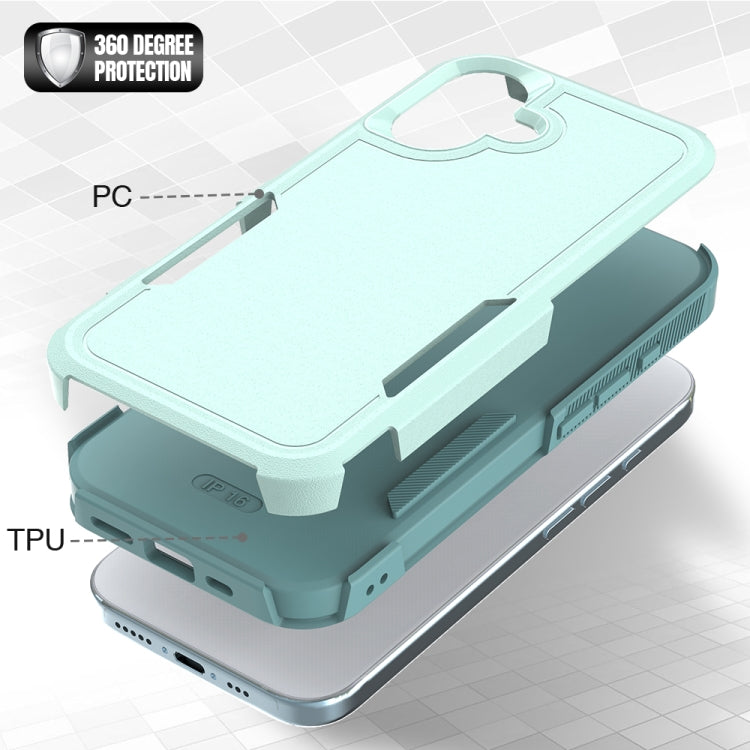 Ốp lưng điện thoại 2 trong 1 PC + TPU, dành cho iPhone 16, iPhone 15 Pro Max, iPhone 15 Pro, iPhone 15 Plus, iPhone 15, iPhone SE 2022 / 2020 / 8 / 7 / 6, iPhone X / XS, iPhone XR