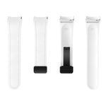 Dây đồng hồ silicone da khóa đen từ tính, dành cho Samsung Galaxy Watch 6