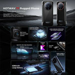 HOTWAV T7 Điện thoại bền bỉ, Pin 6280mAh, Màn hình 6.52 inch Android 13 MT8788 Octa Core, Mạng: 4G, OTG, 4GB+128GB