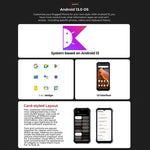 HOTWAV T7 Điện thoại bền bỉ, Pin 6280mAh, Màn hình 6.52 inch Android 13 MT8788 Octa Core, Mạng: 4G, OTG, 4GB+128GB