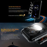 HOTWAV W11 Điện thoại bền bỉ, Tầm nhìn ban đêm, Pin 20800mAh, Màn hình 6.6 inch Android 13 MT8788 Octa Core, Mạng: 4G, OTG, Ghi âm cuộc gọi, 6GB+256GB