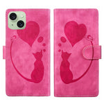 Bao da điện thoại bằng da dập nổi hình bút, trái tim và mèo, dành cho iPhone 17 Pro Max, dành cho iPhone 17 Pro, dành cho iPhone 17, dành cho iPhone Air, dành cho iPhone 15 Pro Max, dành cho iPhone 15 Pro, dành cho iPhone 15 Plus, dành cho iPhone 15