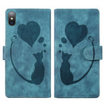Bao da điện thoại in nổi hình trái tim mèo Pen Heart, dành cho iPhone X / XS, dành cho iPhone XR, dành cho iPhone XS Max, dành cho iPhone 7 Plus / 8 Plus