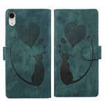 Bao da điện thoại in nổi hình trái tim mèo Pen Heart, dành cho iPhone X / XS, dành cho iPhone XR, dành cho iPhone XS Max, dành cho iPhone 7 Plus / 8 Plus