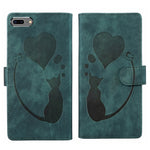 Bao da điện thoại in nổi hình trái tim mèo Pen Heart, dành cho iPhone X / XS, dành cho iPhone XR, dành cho iPhone XS Max, dành cho iPhone 7 Plus / 8 Plus