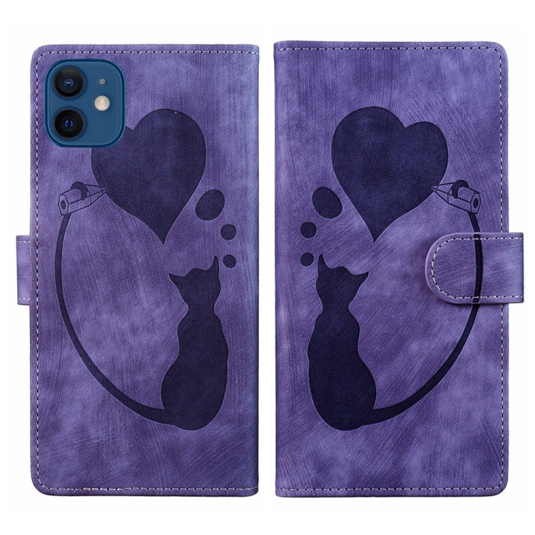 Ốp điện thoại da dập nổi hình bút trái tim mèo, Dành cho iPhone 13 mini, Dành cho iPhone 12, Dành cho iPhone 12 Pro Max, Dành cho iPhone 12 Pro, Dành cho iPhone 12 mini, Dành cho iPhone 11 Pro Max, Dành cho iPhone 11, Dành cho iPhone 11 Pro