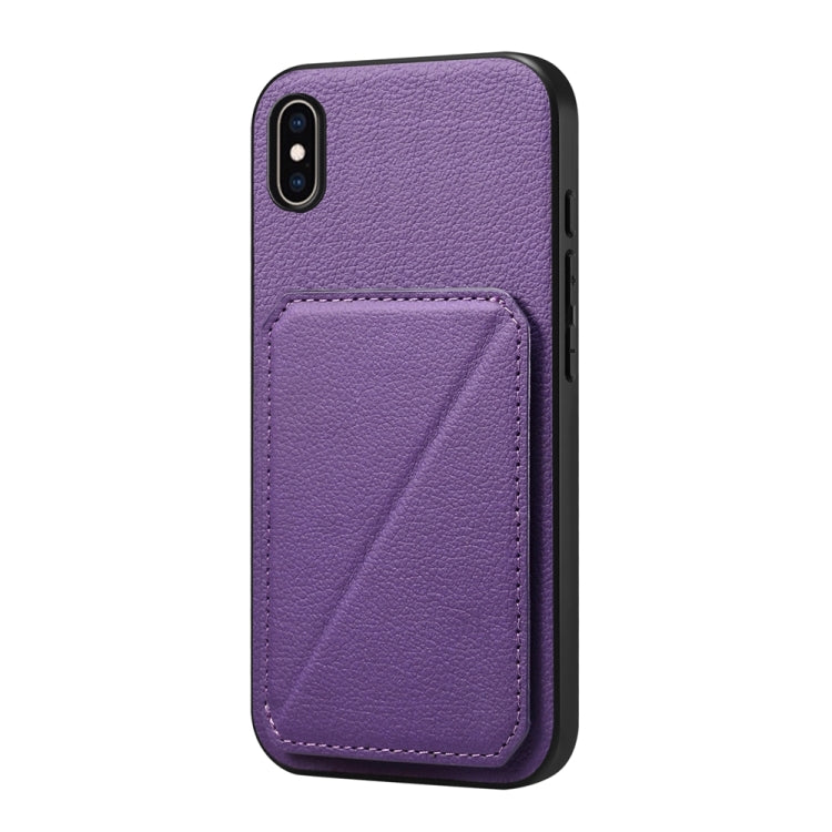 Bao da điện thoại có khe đựng thẻ đôi họa tiết da bê D04, dành cho iPhone 11, dành cho iPhone 11 Pro, dành cho iPhone X / XS, dành cho iPhone XR, dành cho iPhone XS Max, dành cho iPhone 7 Plus / 8 Plus