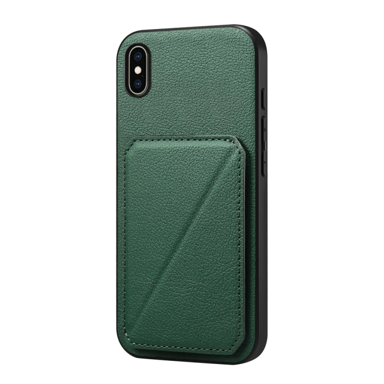 Bao da điện thoại có khe đựng thẻ đôi họa tiết da bê D04, dành cho iPhone 11, dành cho iPhone 11 Pro, dành cho iPhone X / XS, dành cho iPhone XR, dành cho iPhone XS Max, dành cho iPhone 7 Plus / 8 Plus