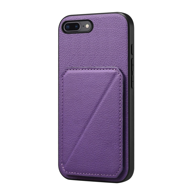 Bao da điện thoại có khe đựng thẻ đôi họa tiết da bê D04, dành cho iPhone 11, dành cho iPhone 11 Pro, dành cho iPhone X / XS, dành cho iPhone XR, dành cho iPhone XS Max, dành cho iPhone 7 Plus / 8 Plus
