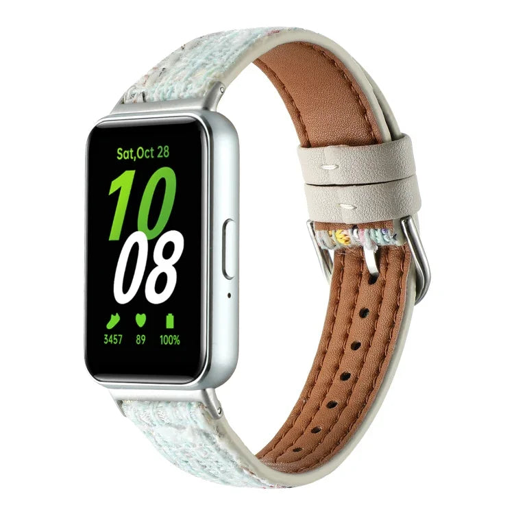 Dây đeo đồng hồ da len, dành cho Samsung Galaxy Fit 3