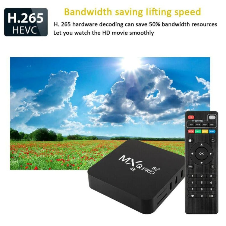 MXQ Pro RK3228A CPU Quad-Core 4K HD Hộp giải mã mạng, 2GB+16GB