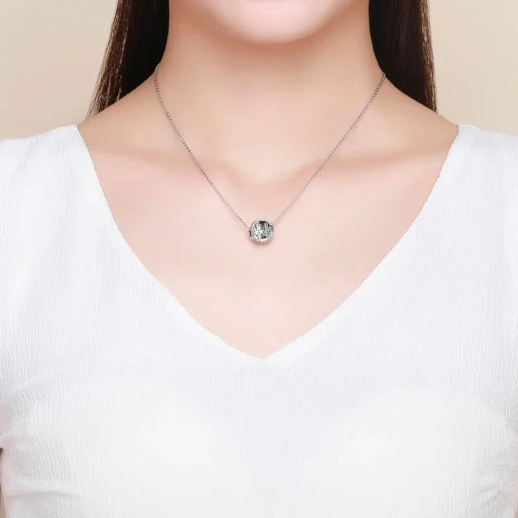 Mặt dây chuyền bạc S925 hạt xương rồng sức sống trang sức làm vòng tay dây chuyền