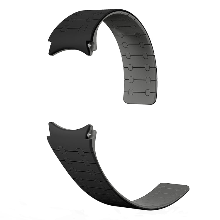 Dây đồng hồ silicone nam châm vòng hai màu, dành cho Samsung Galaxy Watch 6 / 5 / 4