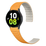 Dây đồng hồ silicone nam châm vòng hai màu, dành cho Samsung Galaxy Watch 6 / 5 / 4