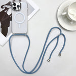 Ốp lưng điện thoại MagSafe PC + TPU từ tính kèm dây đeo, dành cho iPhone 14 Pro Max, iPhone 13 Pro Max, iPhone 13 Pro, iPhone 13