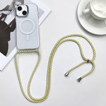 Ốp lưng điện thoại MagSafe PC + TPU từ tính kèm dây đeo, dành cho iPhone 14 Pro Max, iPhone 13 Pro Max, iPhone 13 Pro, iPhone 13