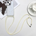 Ốp lưng điện thoại MagSafe PC + TPU từ tính kèm dây đeo, dành cho iPhone 14 Pro Max, iPhone 13 Pro Max, iPhone 13 Pro, iPhone 13