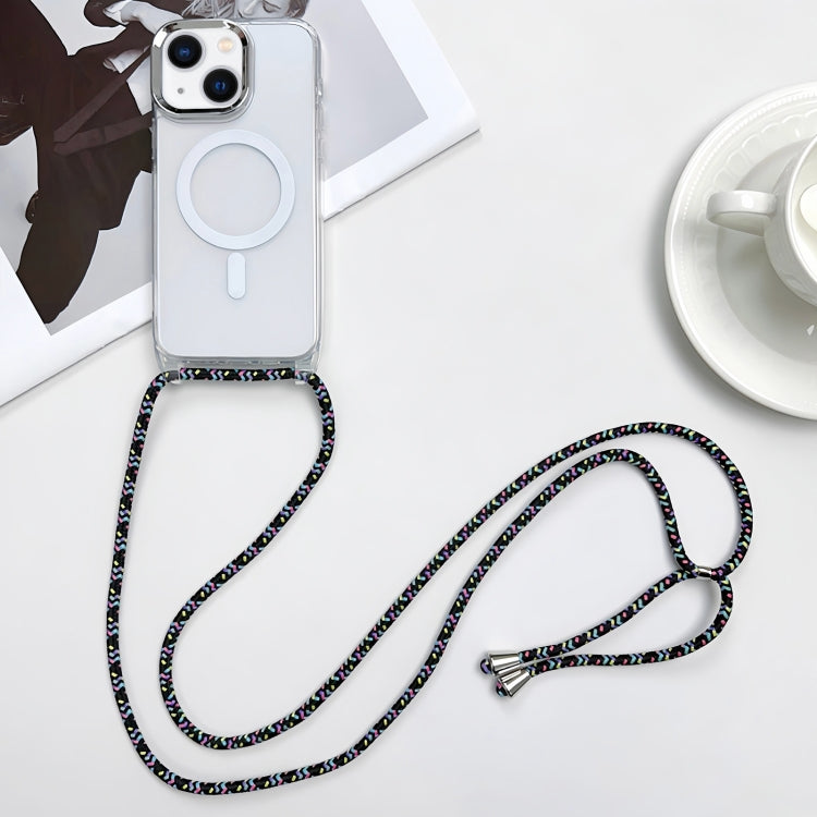 Ốp lưng điện thoại MagSafe PC + TPU từ tính kèm dây đeo, dành cho iPhone 14 Pro Max, iPhone 13 Pro Max, iPhone 13 Pro, iPhone 13