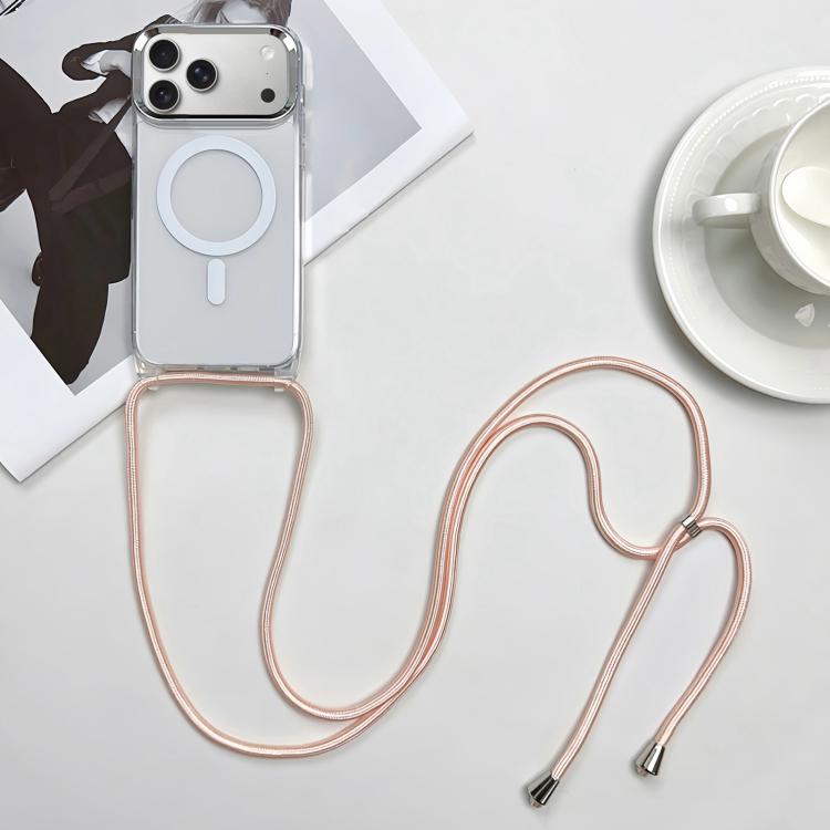 Bao da điện thoại MagSafe bằng PC + TPU có nam châm kèm dây đeo, dành cho iPhone 17e / 16e, dành cho iPhone 17 Pro Max, dành cho iPhone 17 Pro, dành cho iPhone 17