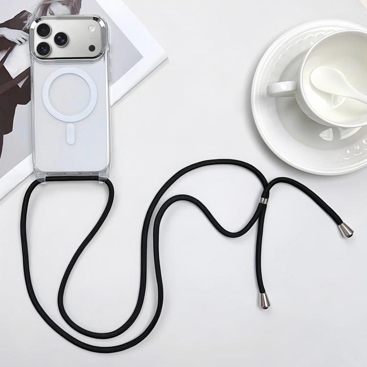 Bao da điện thoại MagSafe bằng PC + TPU có nam châm kèm dây đeo, dành cho iPhone 17e / 16e, dành cho iPhone 17 Pro Max, dành cho iPhone 17 Pro, dành cho iPhone 17