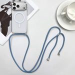 Bao da điện thoại MagSafe bằng PC + TPU có nam châm kèm dây đeo, dành cho iPhone 17e / 16e, dành cho iPhone 17 Pro Max, dành cho iPhone 17 Pro, dành cho iPhone 17