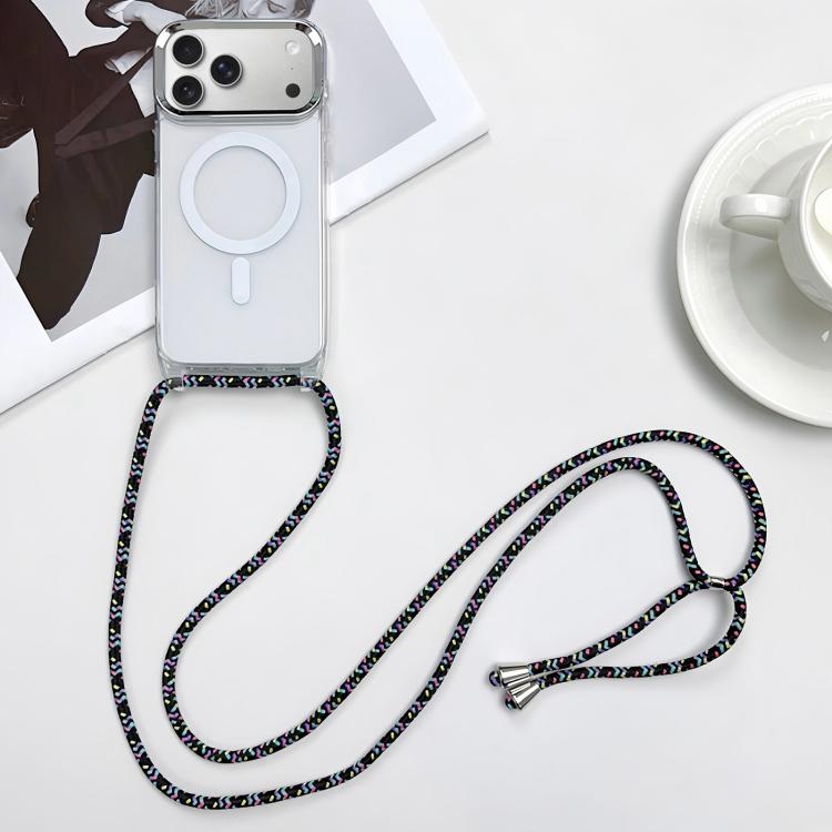 Bao da điện thoại MagSafe bằng PC + TPU có nam châm kèm dây đeo, dành cho iPhone 17e / 16e, dành cho iPhone 17 Pro Max, dành cho iPhone 17 Pro, dành cho iPhone 17