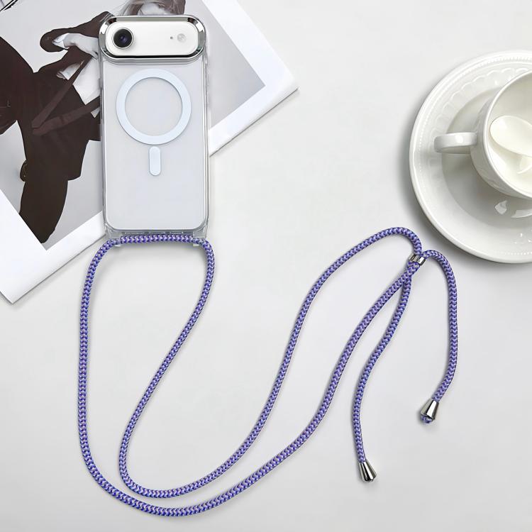 Bao da điện thoại MagSafe bằng PC + TPU có nam châm kèm dây đeo, dành cho iPhone Air, dành cho iPhone 16 Pro Max, dành cho iPhone 16 Pro, dành cho iPhone 16 Plus