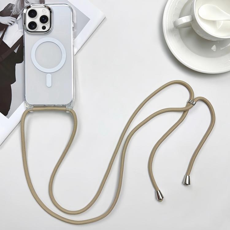 Bao da điện thoại MagSafe bằng PC + TPU có nam châm kèm dây đeo, dành cho iPhone Air, dành cho iPhone 16 Pro Max, dành cho iPhone 16 Pro, dành cho iPhone 16 Plus