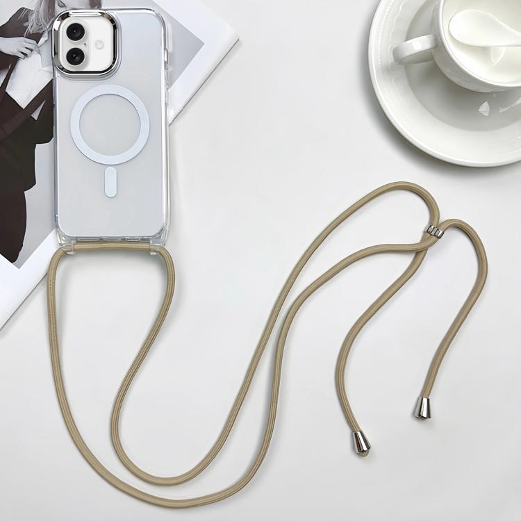 Bao da điện thoại MagSafe bằng PC + TPU có nam châm kèm dây đeo, dành cho iPhone Air, dành cho iPhone 16 Pro Max, dành cho iPhone 16 Pro, dành cho iPhone 16 Plus