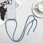 Bao da điện thoại MagSafe bằng PC + TPU có nam châm kèm dây đeo, dành cho iPhone 17e / 16e, dành cho iPhone 17 Pro Max, dành cho iPhone 17 Pro, dành cho iPhone 17