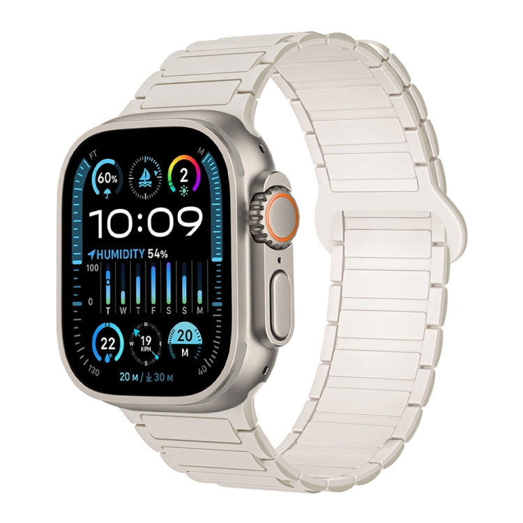 Dây đồng hồ silicone từ tính hình chữ I, dành cho Apple Watch SE 2023 44mm, dành cho Apple Watch SE 2023 40mm, dành cho Apple Watch Ultra 2 49mm