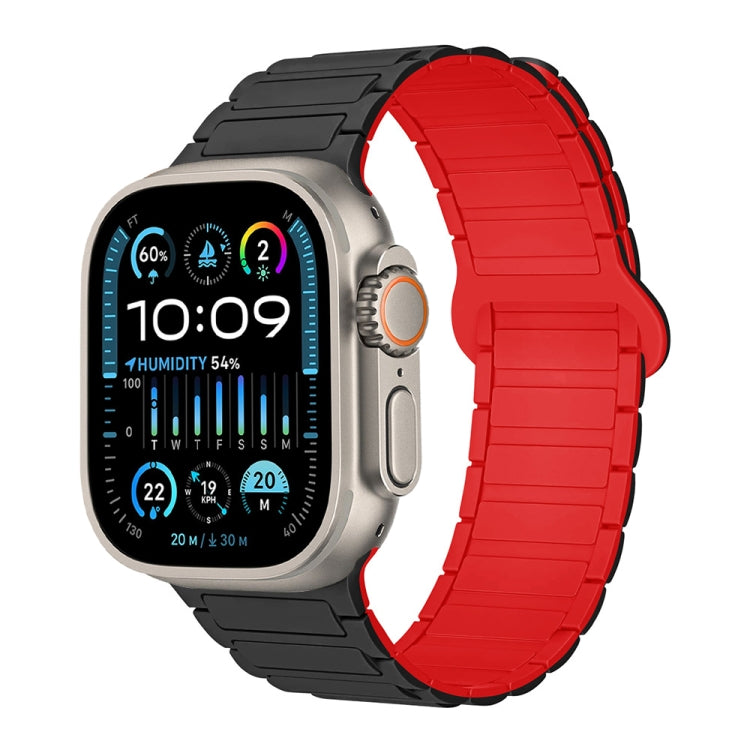 Dây đồng hồ silicone từ tính hình chữ I, dành cho Apple Watch SE 2023 44mm, dành cho Apple Watch SE 2023 40mm, dành cho Apple Watch Ultra 2 49mm