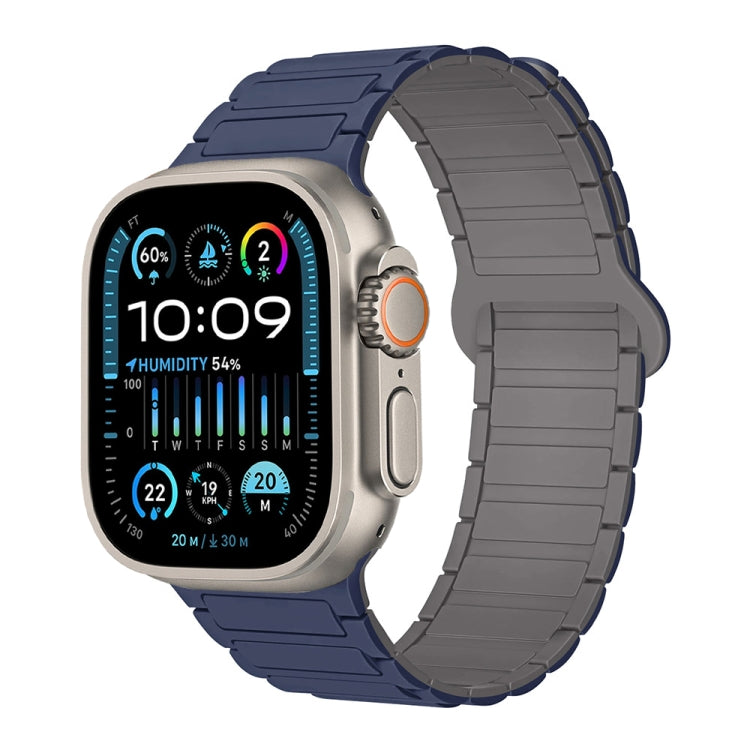 Dây đồng hồ silicone từ tính hình chữ I, dành cho Apple Watch SE 2023 44mm, dành cho Apple Watch SE 2023 40mm, dành cho Apple Watch Ultra 2 49mm