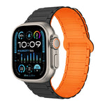 Dây đồng hồ silicone từ tính hình chữ I, dành cho Apple Watch SE 2023 44mm, dành cho Apple Watch SE 2023 40mm, dành cho Apple Watch Ultra 2 49mm