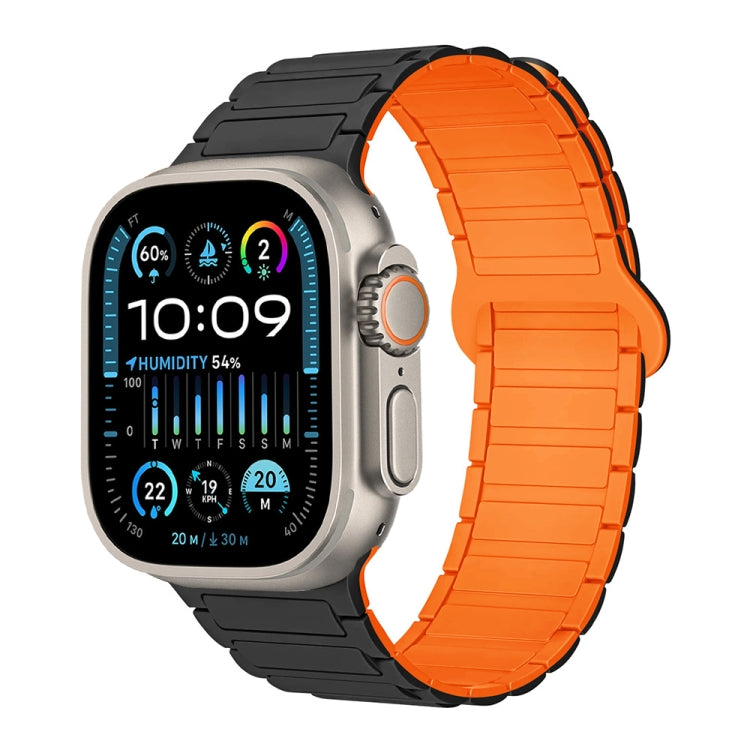 Dây đồng hồ silicone từ tính hình chữ I, dành cho Apple Watch SE 2023 44mm, dành cho Apple Watch SE 2023 40mm, dành cho Apple Watch Ultra 2 49mm
