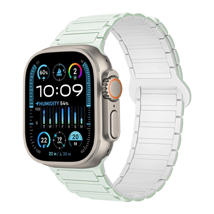 Dây đồng hồ silicone từ tính hình chữ I, dành cho Apple Watch SE 2023 44mm, dành cho Apple Watch SE 2023 40mm, dành cho Apple Watch Ultra 2 49mm