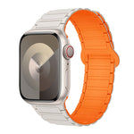 Dây đồng hồ silicone từ tính hình chữ I, dành cho Apple Watch Series 9 45mm, dành cho Apple Watch Series 9 41mm, dành cho Apple Watch Ultra 49mm