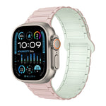 Dây đồng hồ silicone từ tính hình chữ I, dành cho Apple Watch Series 9 45mm, dành cho Apple Watch Series 9 41mm, dành cho Apple Watch Ultra 49mm