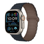 Dây đồng hồ silicone từ tính hình chữ I, dành cho Apple Watch Series 9 45mm, dành cho Apple Watch Series 9 41mm, dành cho Apple Watch Ultra 49mm