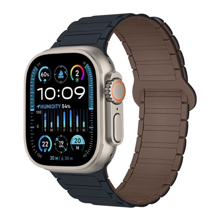 Dây đồng hồ silicone từ tính hình chữ I, dành cho Apple Watch Series 9 45mm, dành cho Apple Watch Series 9 41mm, dành cho Apple Watch Ultra 49mm