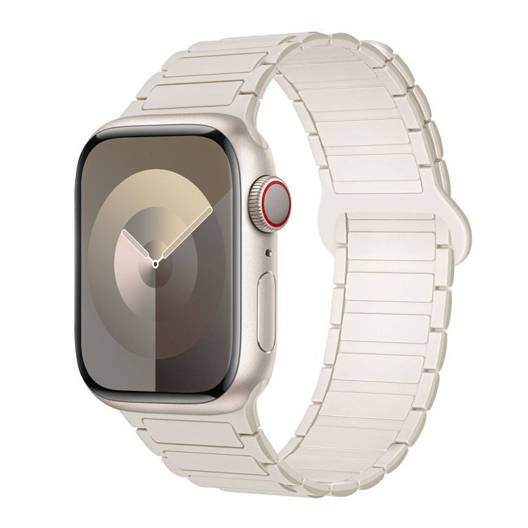 I-Shaped Magnetic Silicone Watch Band, For Apple Watch SE 2022 44mm, For Apple Watch Series 7 41mm, For Apple Watch Series 7 45mm