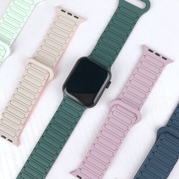 Dây đồng hồ silicone từ tính hình chữ I, dành cho Apple Watch Series 9 45mm, dành cho Apple Watch Series 9 41mm, dành cho Apple Watch Ultra 49mm