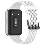 Dây đồng hồ silicone khóa đôi kiểu lỗ, dành cho Samsung Galaxy Fit 3
