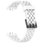 Dây đồng hồ silicone khóa đôi kiểu lỗ, dành cho Samsung Galaxy Fit 3