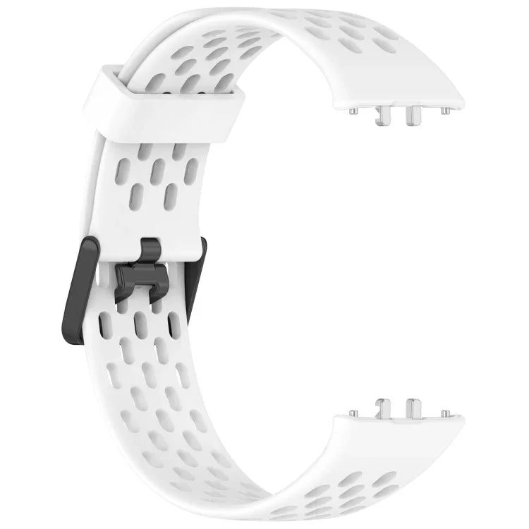 Dây đồng hồ silicone khóa đôi kiểu lỗ, dành cho Samsung Galaxy Fit 3